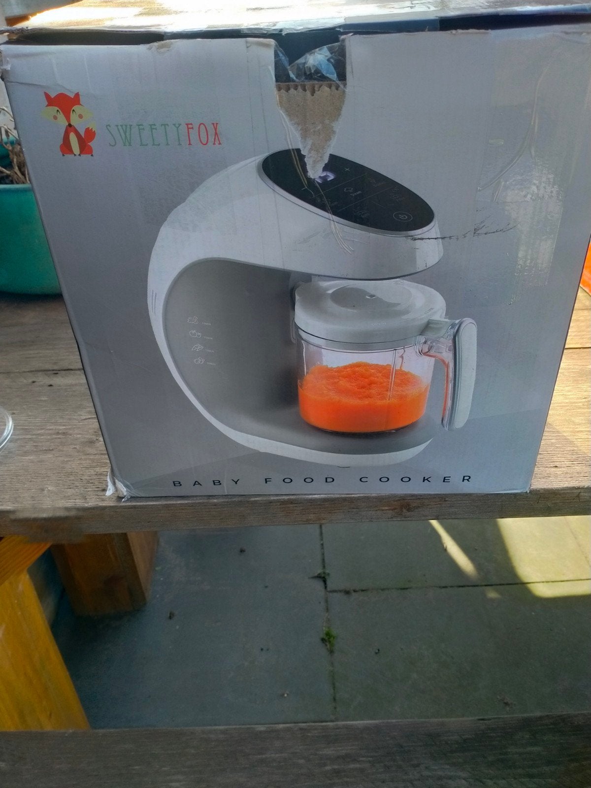Sweetyfox Baby Food Cooker - Stomer en Blender, Ophalen of Verzenden, Zo goed als nieuw