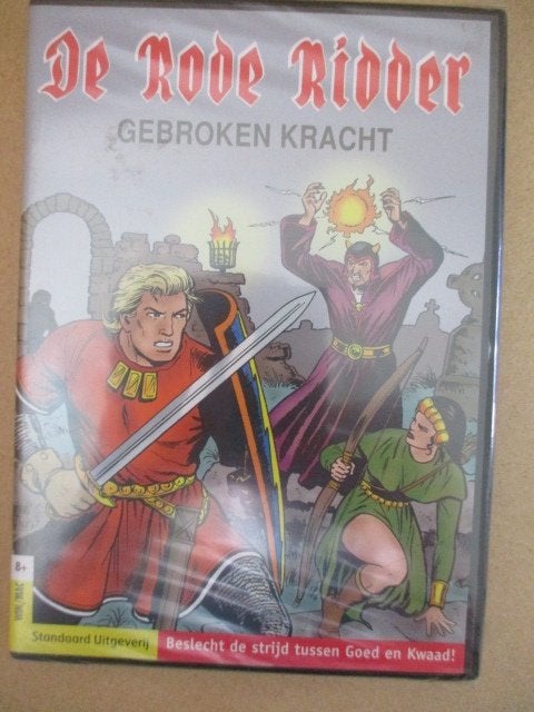 adv10919 de rode ridder dvd, Verzamelen, Stripfiguren, Ophalen, Overige figuren, Gebruikt, Overige typen