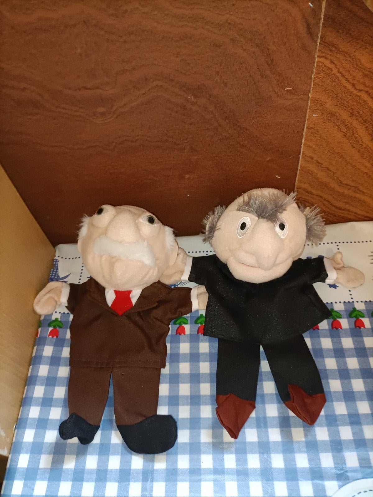 Waldorf en Stattler handpoppen oude mannetjes The Muppets, Ophalen of Verzenden, Zo goed als nieuw, Overige typen