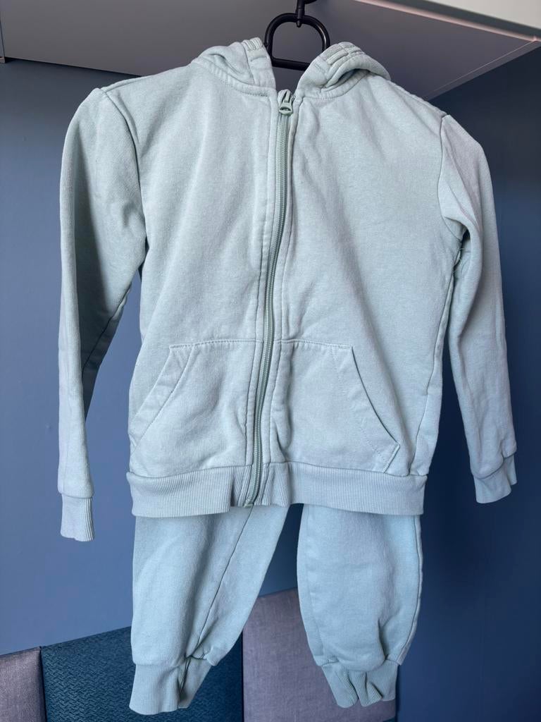 Joggingspak mintgroen mt122/128, Ophalen of Verzenden, Zo goed als nieuw, Meisje