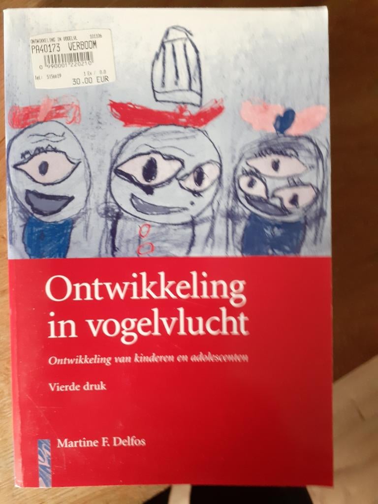 Ontwikkeling in vogelvlucht - Martine F. Delfos, Boeken, Ophalen of Verzenden, Zo goed als nieuw, Ontwikkelingspsychologie