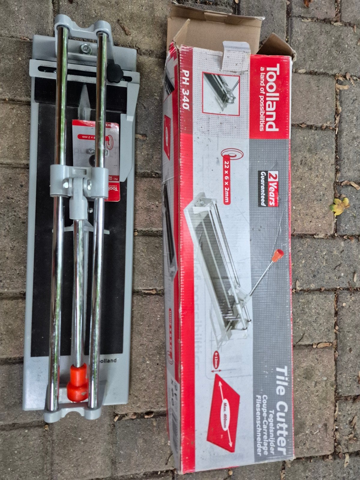 Toolland Tegelsnijder PH 340 - Nieuw in doos, Ophalen of Verzenden, Nieuw, Snijgereedschap, Overige merken