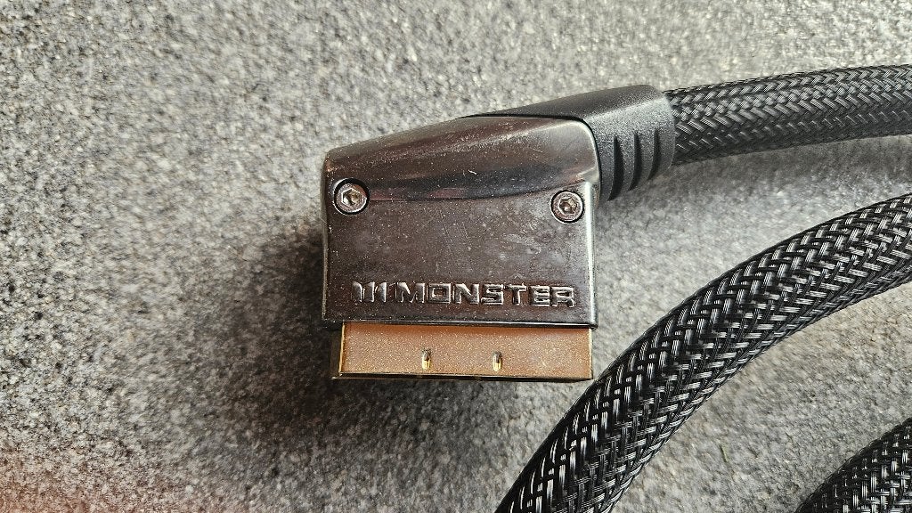 Monster Scart Kabel - Hoge Kwaliteit Audio/Video, Verzenden, Gebruikt, Minder dan 2 meter, Scartkabel