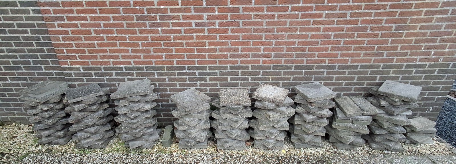 GRATIS 30X30 tuintegels, Ophalen, Gebruikt, Beton, Terrastegels