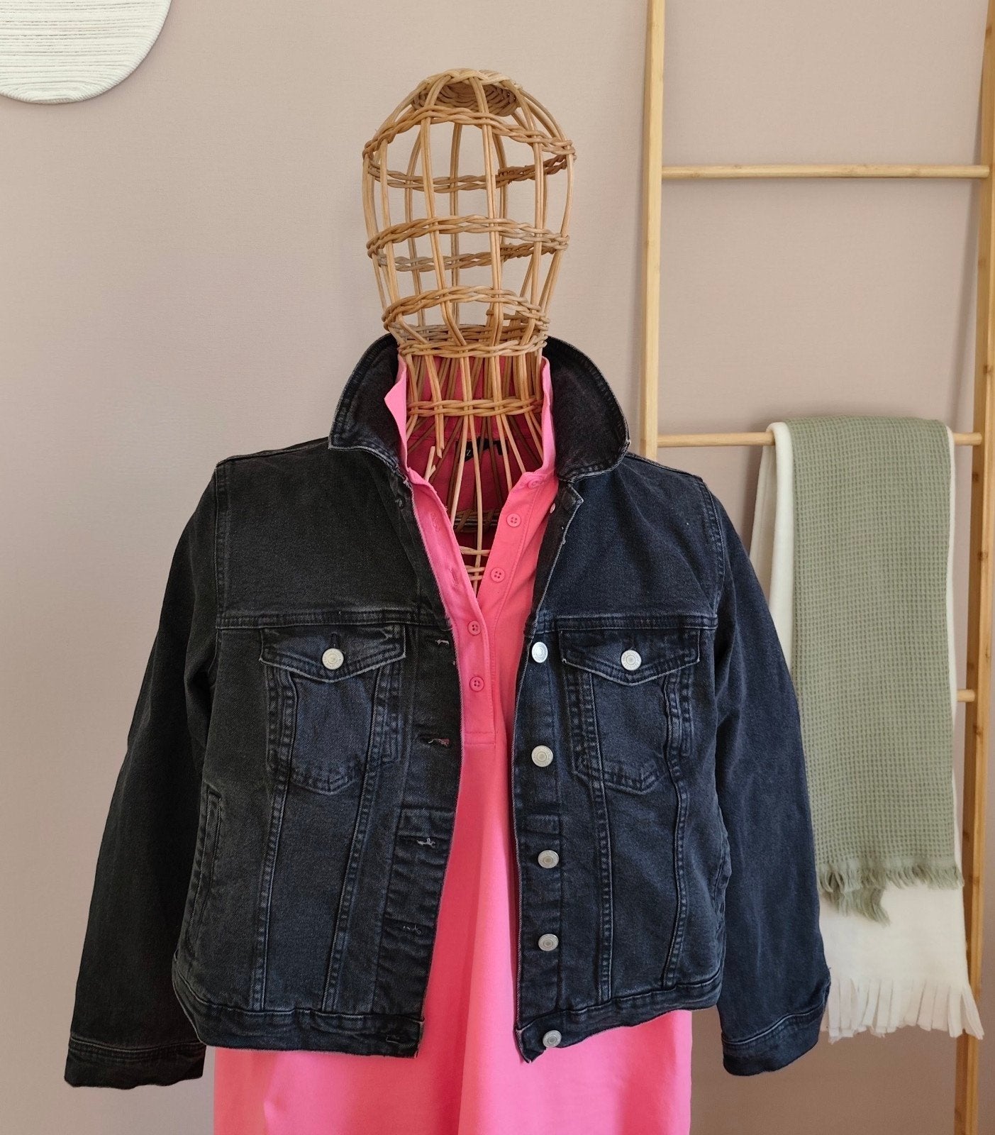 New Look Denim Spijkerjack EU 46, Verzenden, New Look, Zwart, Maat 46/48 (XL) of groter