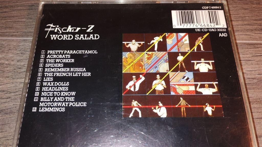 Fischer-Z ‎- Word Salad, Cd's en Dvd's, Ophalen of Verzenden, Zo goed als nieuw