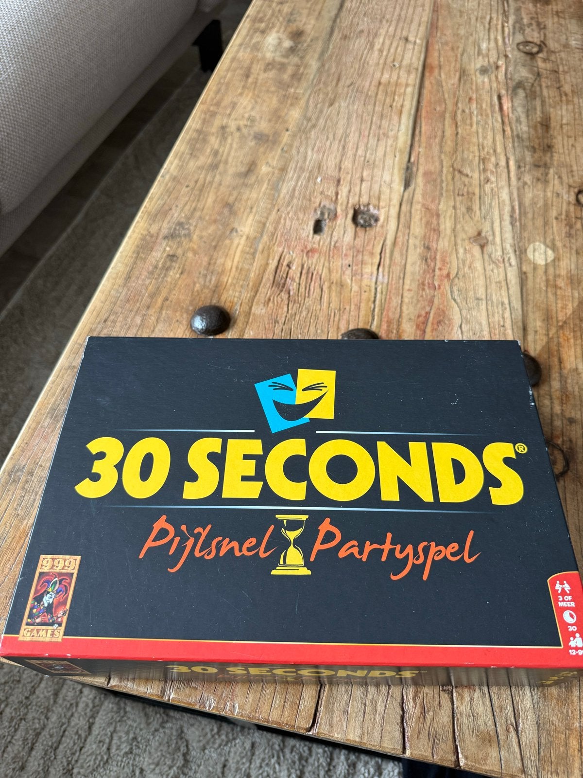 30 Seconds Pijlsnel Partyspel - Gezelligheidsspel, Drie of vier spelers, Ophalen of Verzenden, Gebruikt