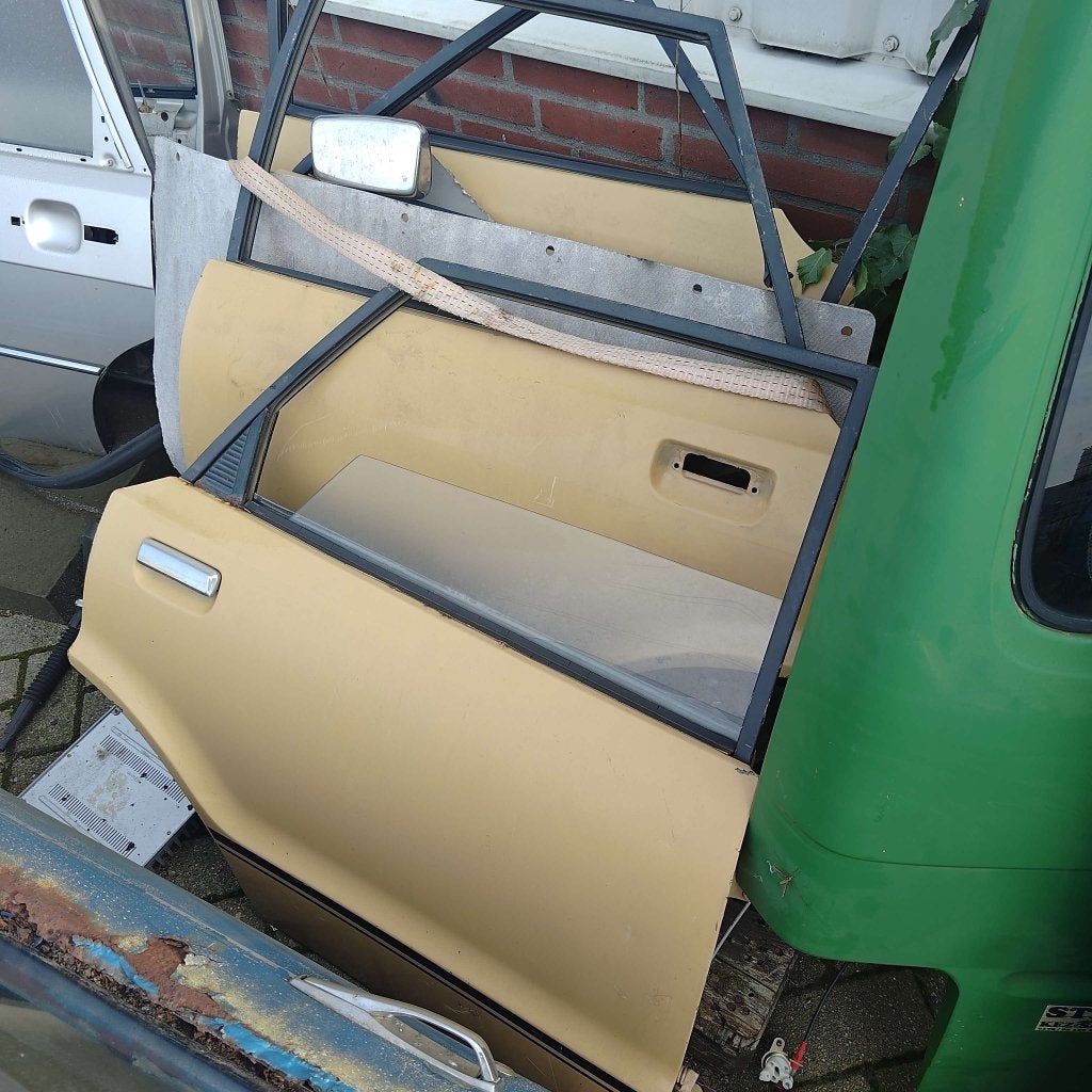 Ford Taunus TC2 deur portier plaatwerk Geel, Niet ingevuld, Niet ingevuld, Ford, Voor