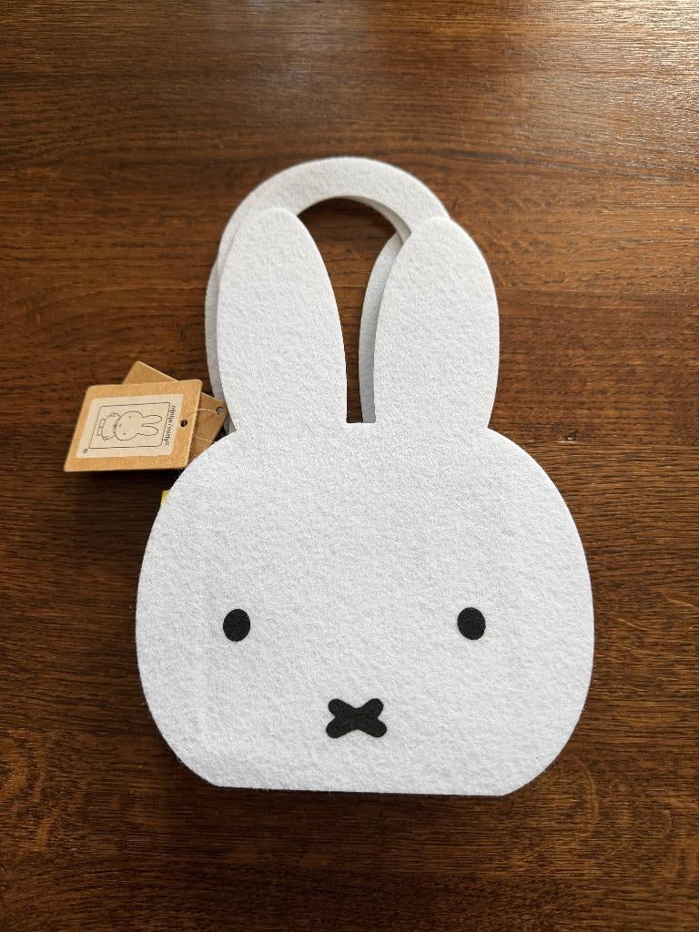 Nijntje / Miffy vilten tasje / mandje wit, Verzenden, Nieuw
