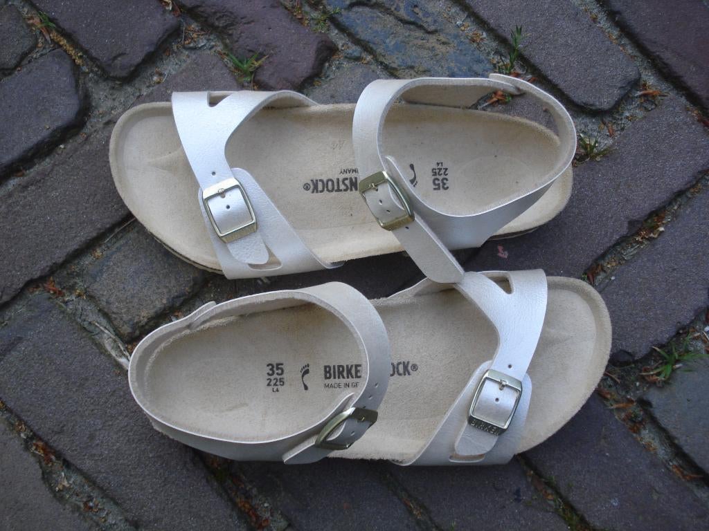 BIRKENSTOCK SANDALEN 35 WIT NIEUW NU GRATIS VERZENDING POST, Verzenden, Wit, Birkenstock 35, Nieuw