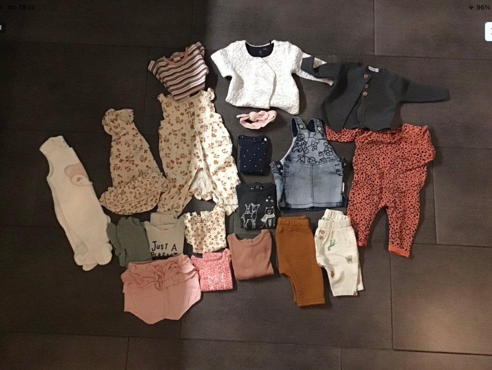 Te koop meisjes babykleding maatje 50/56, Ophalen of Verzenden, Zo goed als nieuw, Maat 50