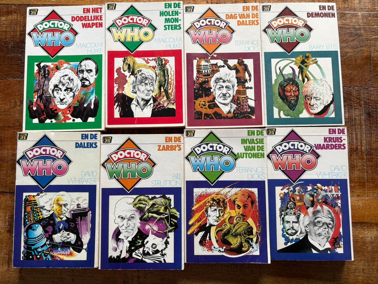 Doctor Who – complete Nederlandse set 8 boeken, Boeken, Ophalen of Verzenden, Gelezen