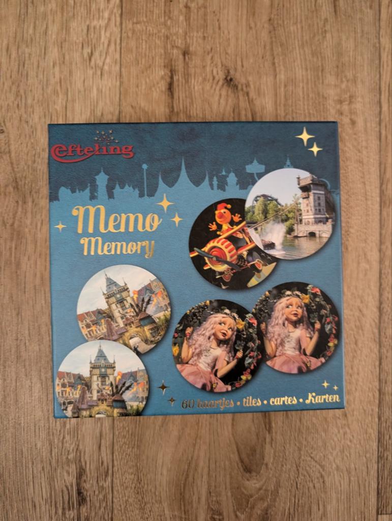 Efteling Memo memory spel, Een of twee spelers, Ophalen of Verzenden, Zo goed als nieuw, Efteling