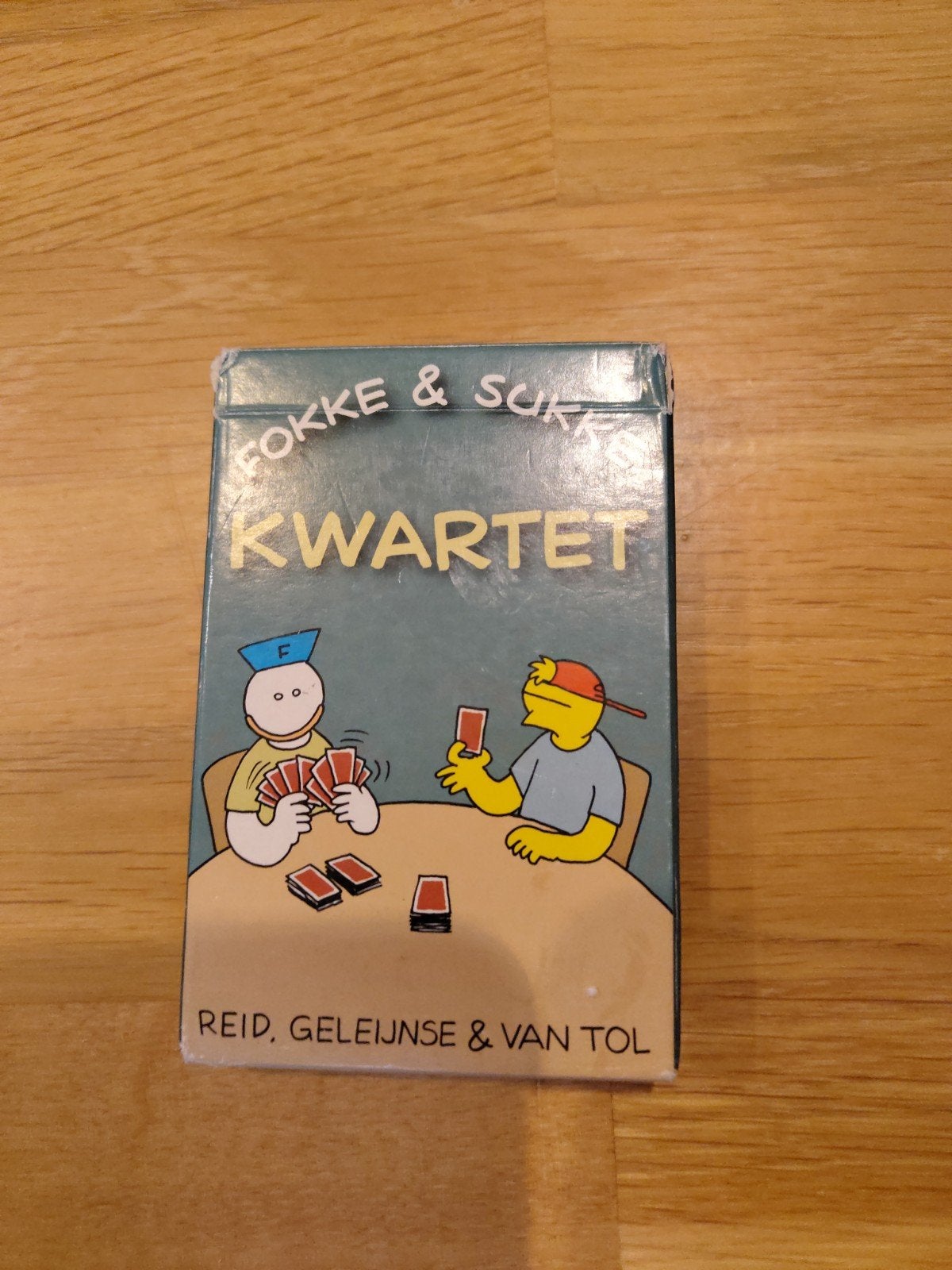 Fokke & Sukke Kwartetspel, Drie of vier spelers, Ophalen, Gebruikt, REID, GELEIJNSE & VAN TOL