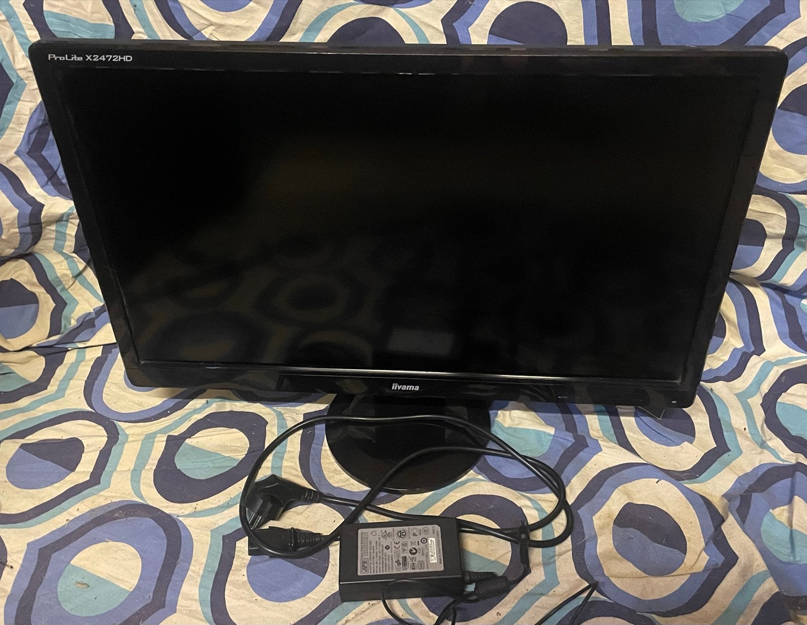 Iiyama ProLite X2472HD Monitor - Full HD, Ophalen, Full HD, 60 Hz of minder, Gebruikt