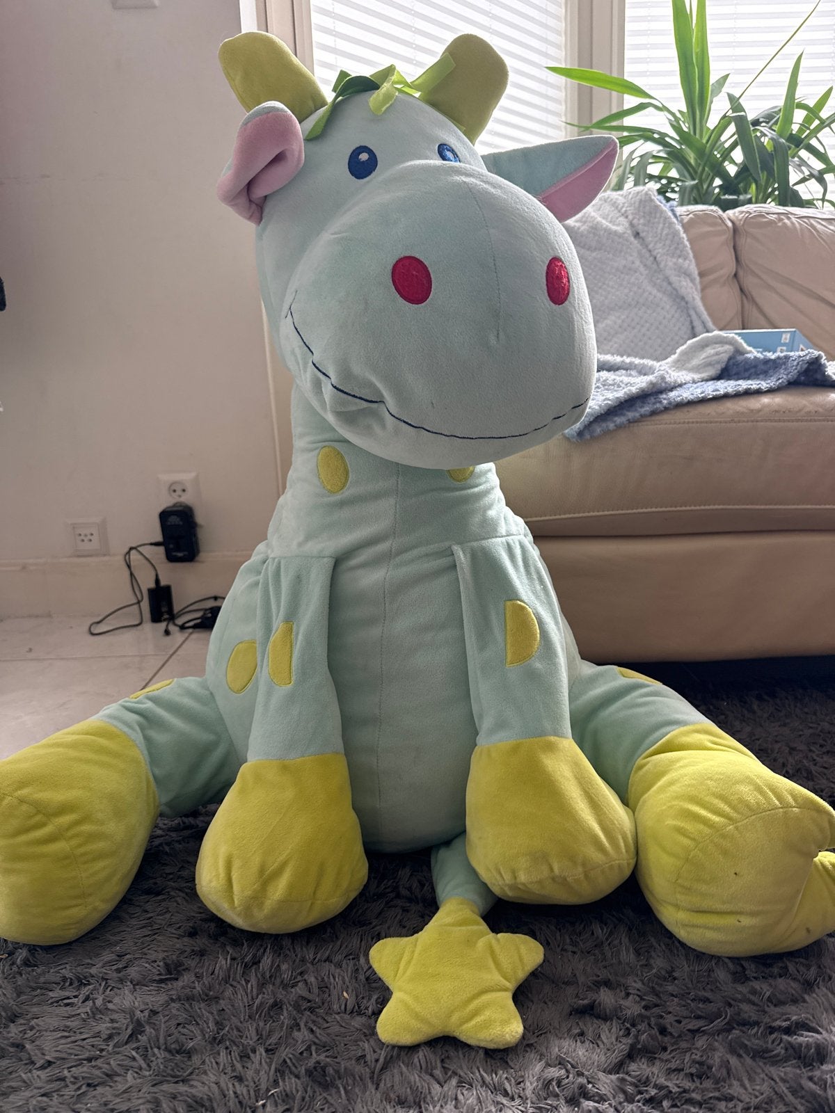Grote zachte giraf knuffel van Prénatal, Kinderen en Baby's, Speelgoed | Knuffels en Pluche, Overige karakters, Ophalen of Verzenden