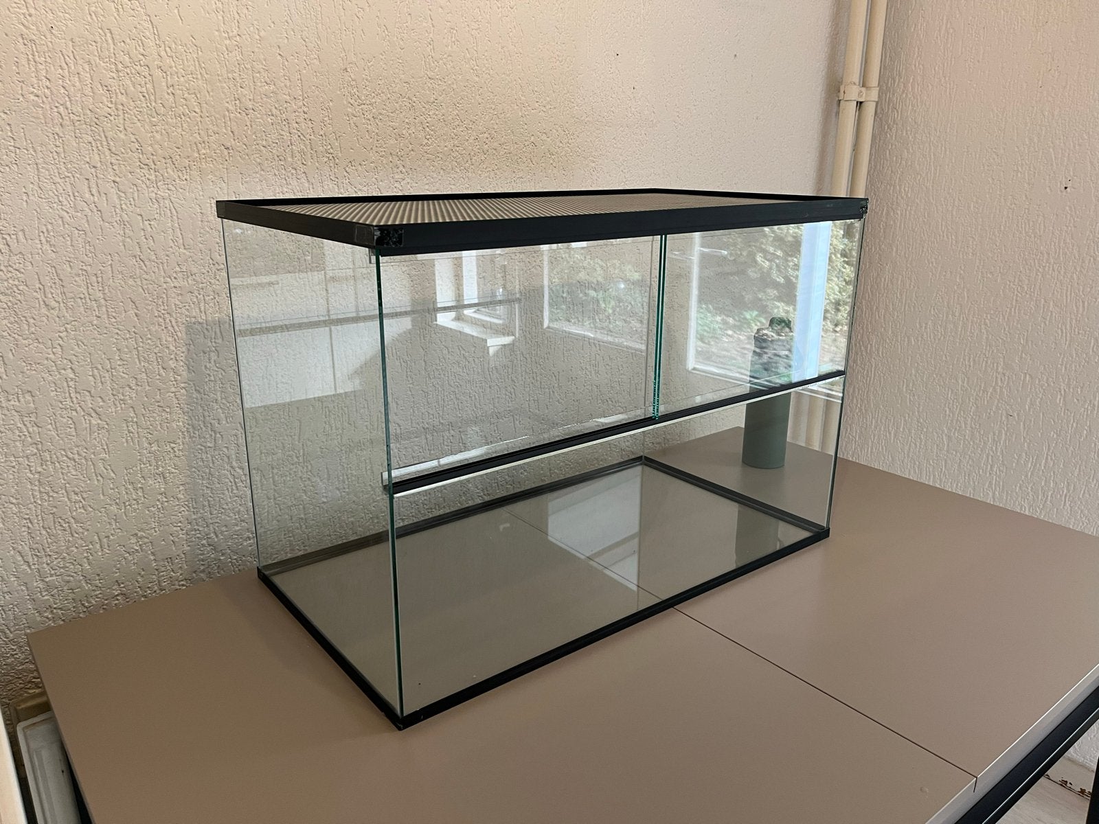 Hamsterkooi van glas, Dieren en Toebehoren, Ophalen, Minder dan 75 cm, Kooi, Minder dan 60 cm