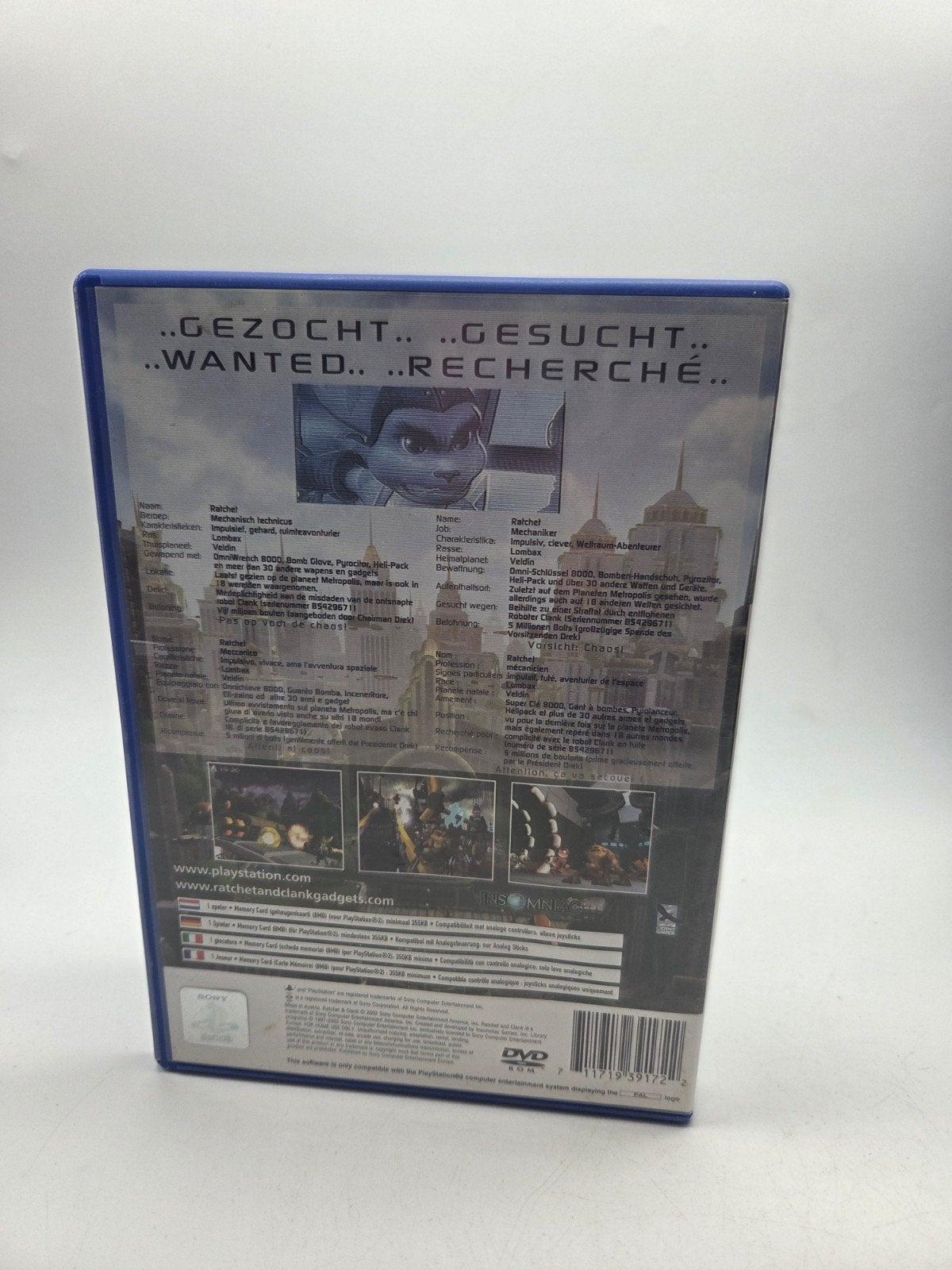 Ratchet & Clank - PlayStation 2 (PS2), Spelcomputers en Games, Avontuur en Actie, Gebruikt, Ophalen of Verzenden, Support@playstation.com