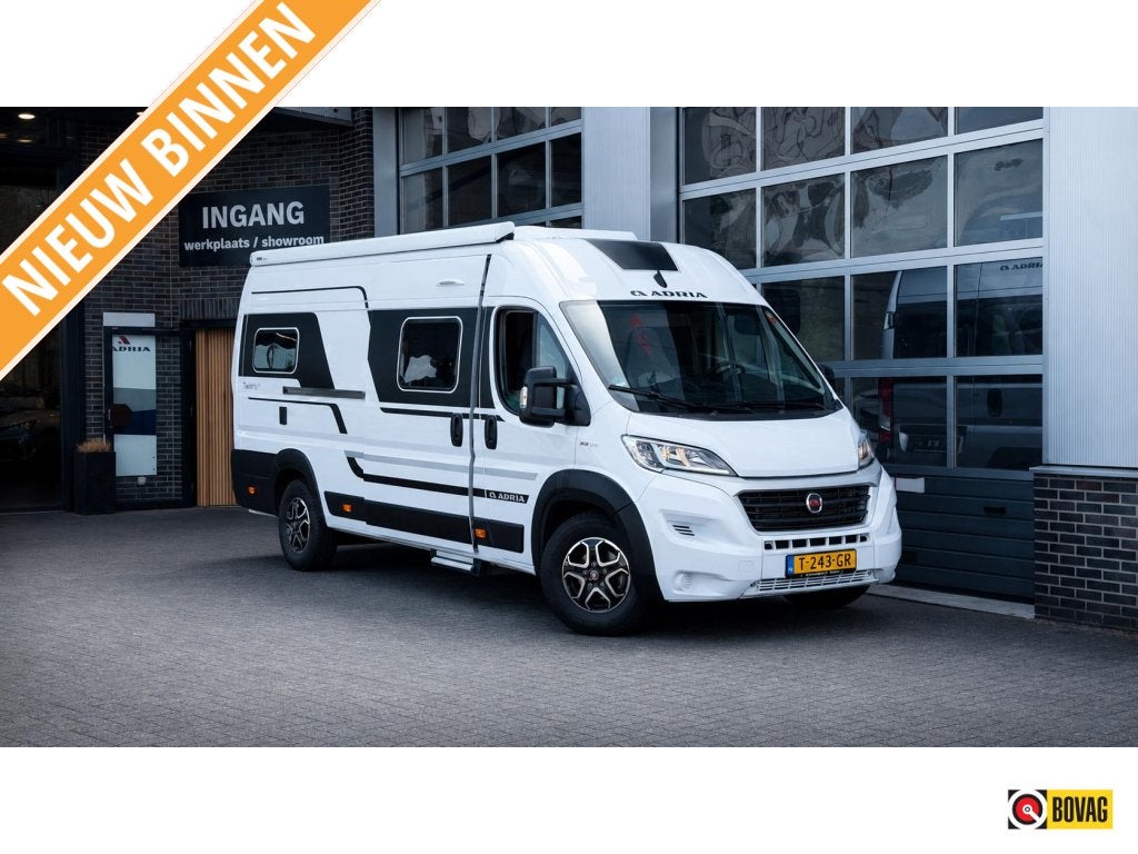 Adria Twin Plus 640 SLB Zeer nette staat, Automaat, Buscamper of Camperbus, Fiat, Tot en met 2