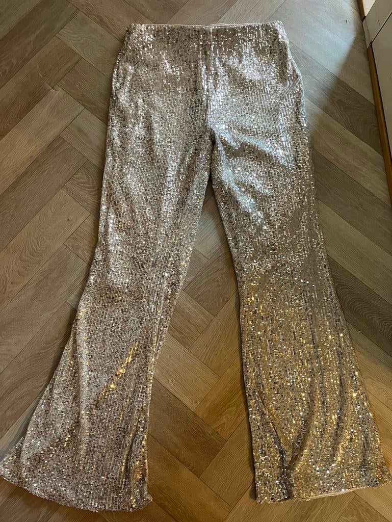 Costes studio glitter broek, Overige kleuren, Maat 42/44 (L), Ophalen of Verzenden, Zo goed als nieuw