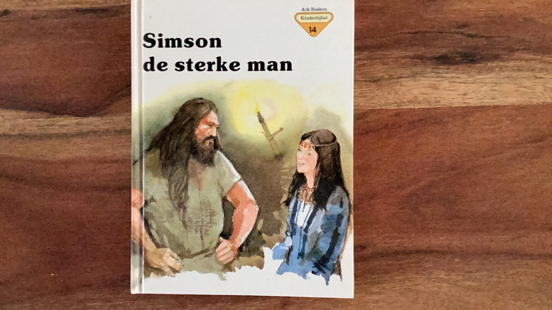 Ark Boeken Kinderbijbel, deel 14, Simson de sterke man, Ophalen of Verzenden, Gelezen