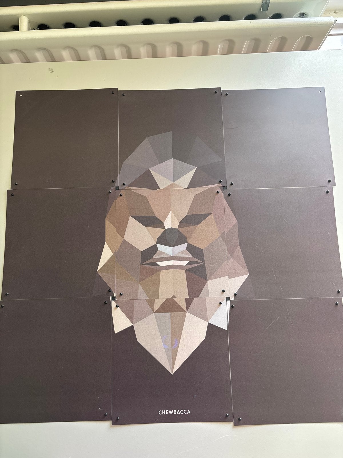 Ixxi Star Wars Chewbacca Wanddecoratie, Huis en Inrichting, Woonaccessoires | Wanddecoraties, Gebruikt, Papier/karton, Ophalen of Verzenden