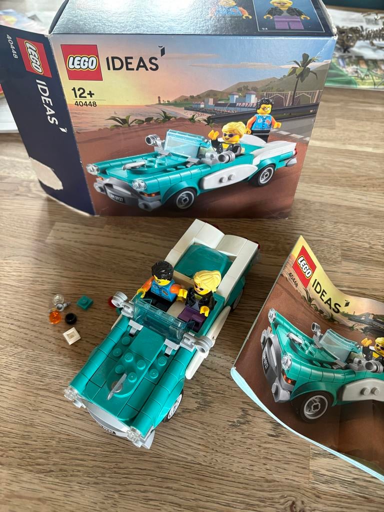 LEGO Ideas 40448 Klassieke auto - Zeldzaam en Gebouwd, Ophalen of Verzenden, Zo goed als nieuw, Complete set, Lego