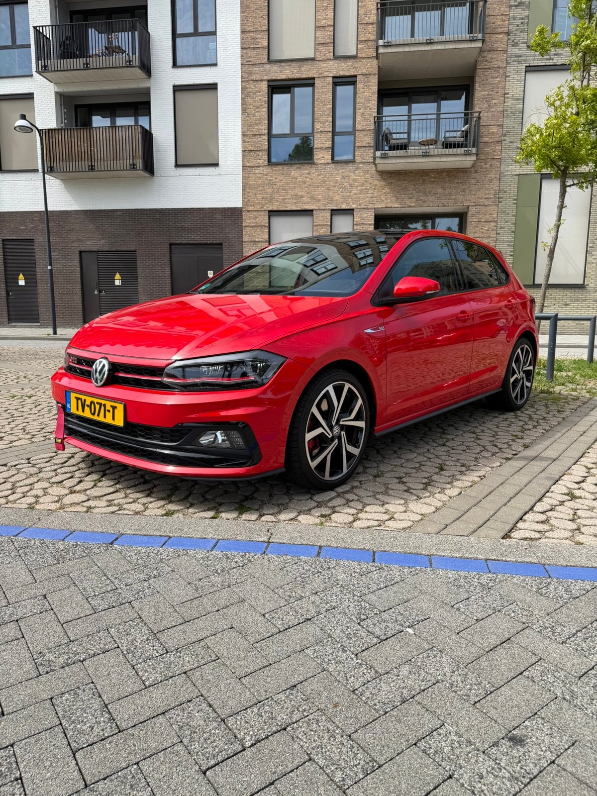 Volkswagen Polo GTI 2018 2e eigenaar NL, Euro 5, Stof, Zwart, 4 cilinders