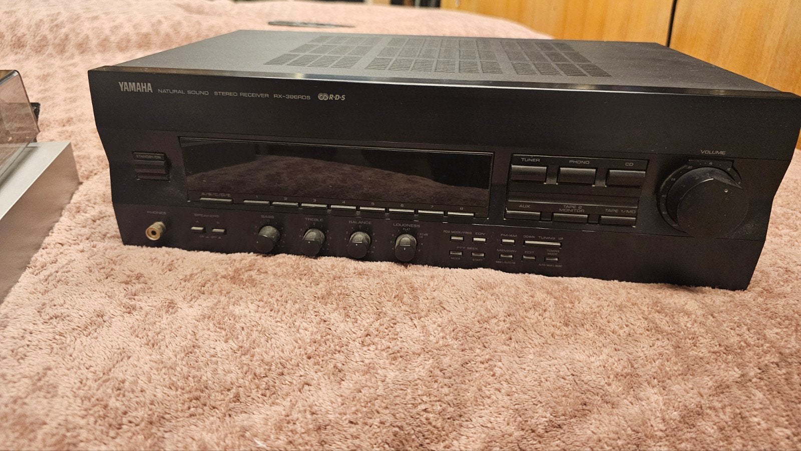 Yamaha RX-396RDS Natural Sound Stereo Receiver, Gebruikt, Yamaha, Ophalen of Verzenden, 120 watt of meer