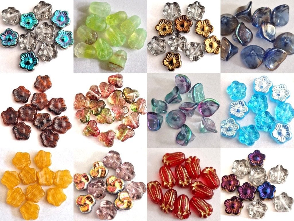 Tsjechische glas kralen sets 1 euro per set, Verzenden, Nieuw, Kraal