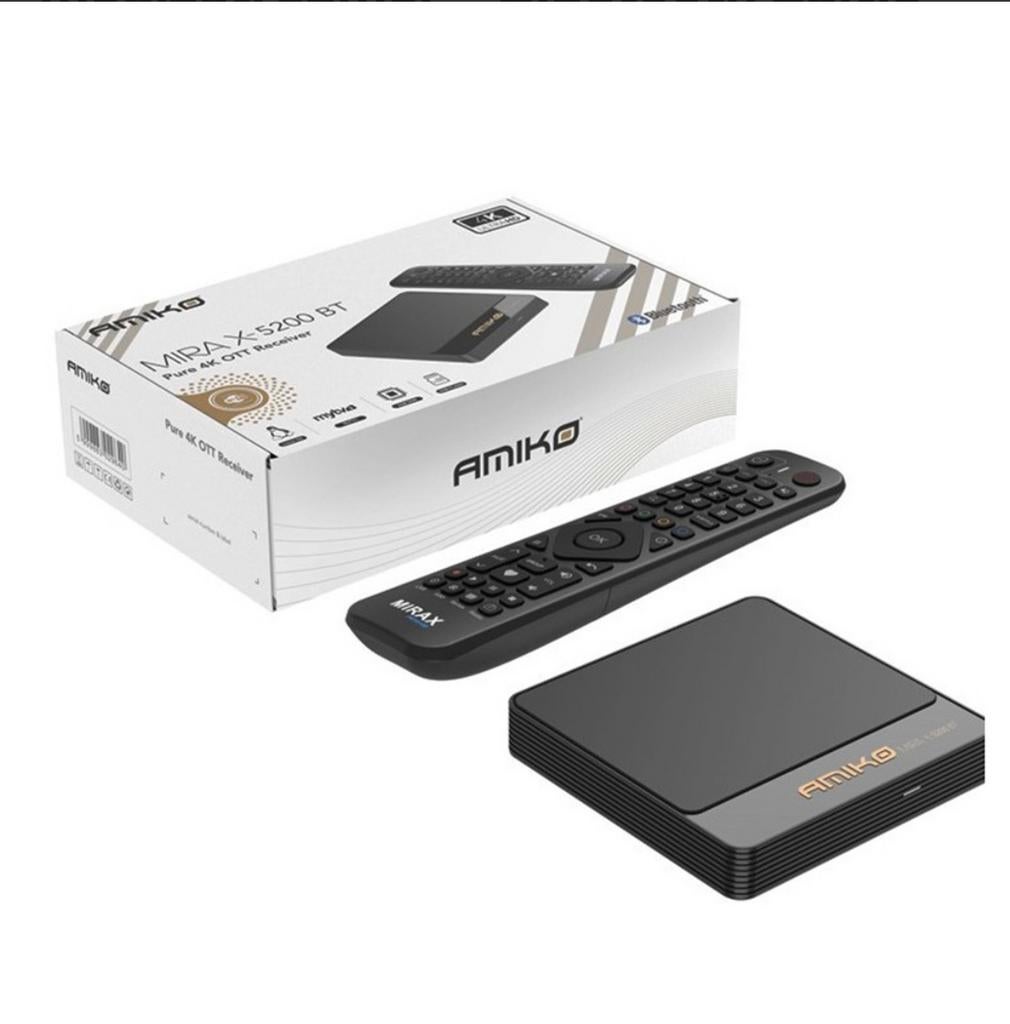 Amiko Mira X‑5200 BT – Linux IPTV mediastreamer – Bluetooth, Ophalen of Verzenden, Nieuw, HDMI