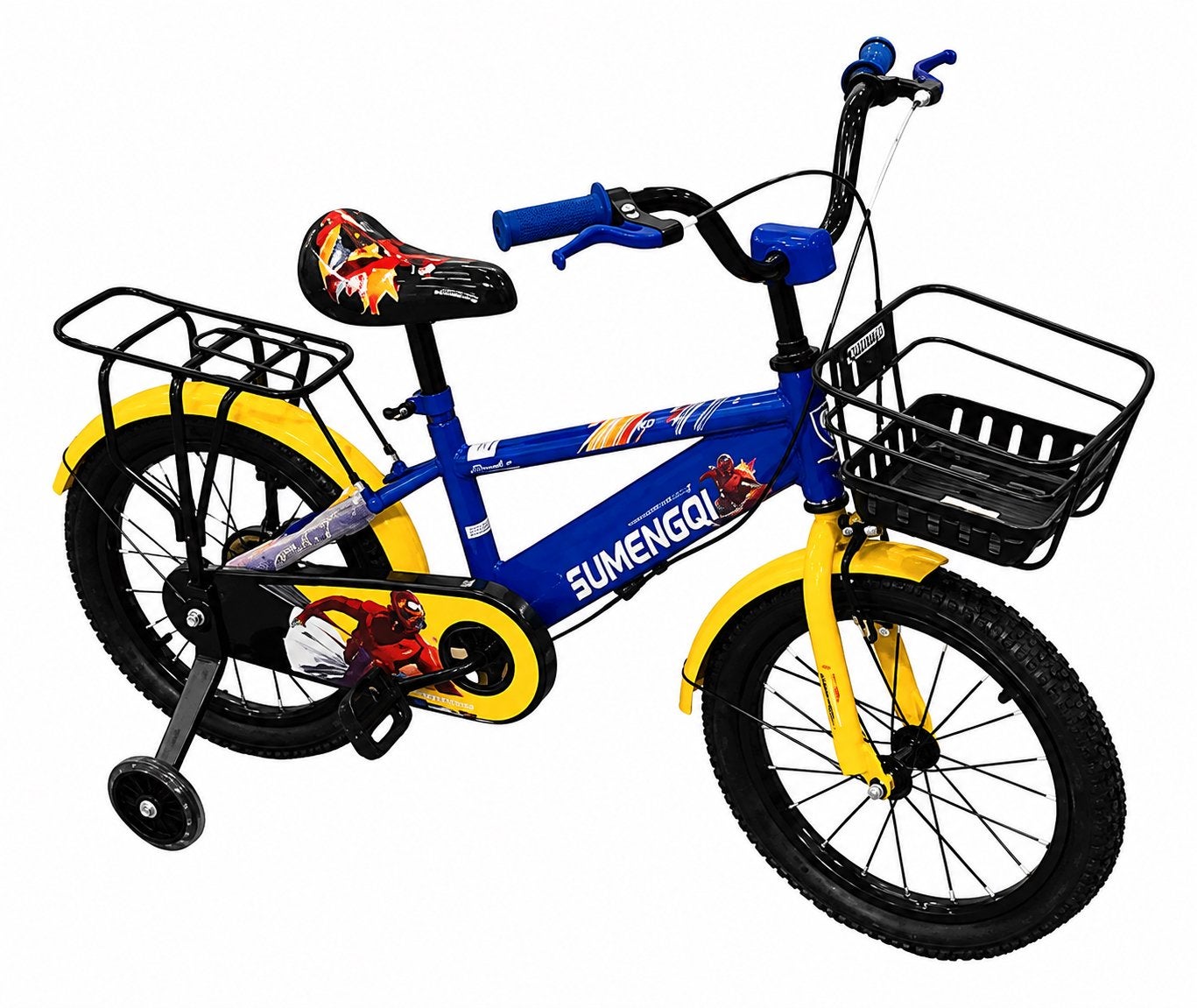 Nieuwe Sumengqi kinderfiets 16 inch met zijwieltjes, Ophalen, Nieuw, 16 tot 20 inch, Zijwieltjes