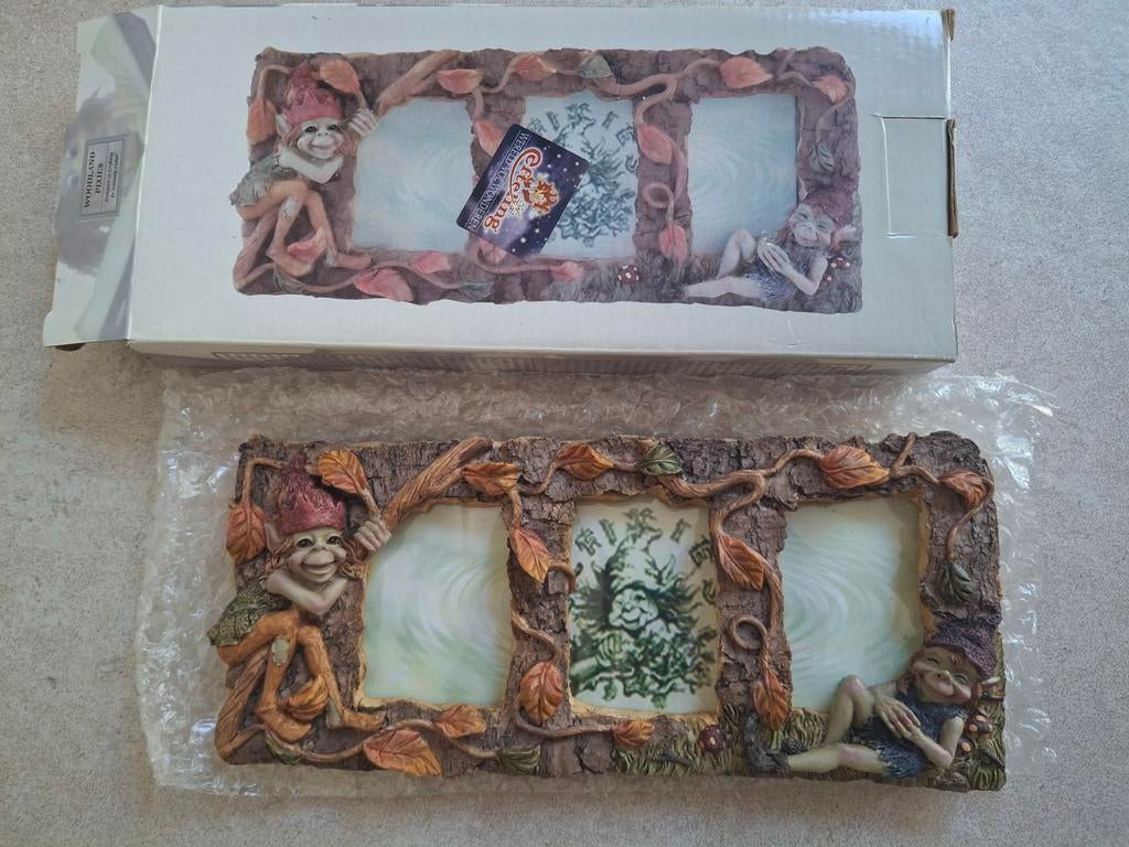Nieuw fotolijstje woodland pixies van de Efteling, Verzamelen, Efteling, Ophalen of Verzenden, Nieuw