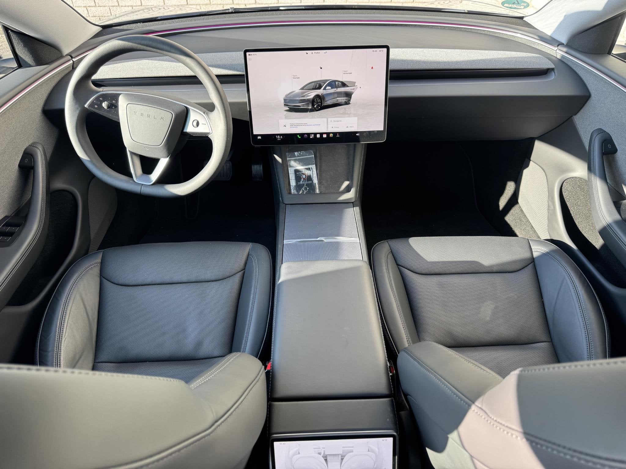 Tesla Model 3 RWD 60 kWh | Stoelverwarming + Verkoeling | St, Auto's, Gebruikt, Huisgarantie, 375 min, Origineel Nederlands