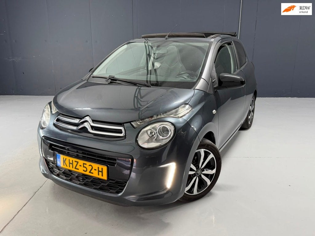Citroen C1 1.2 PureTech Airscape Shine, Auto's, Voorwielaandrijving, Stof, Gebruikt, 1199 cc