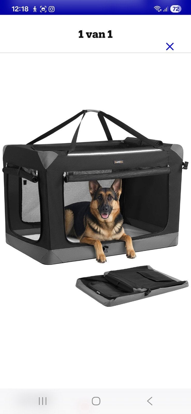 transportbox grote honden, Dieren en Toebehoren, Ophalen