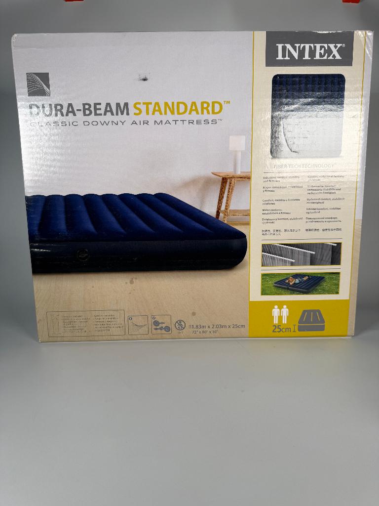 Intex Dura-Beam Standard air mattress (2-person), Verzenden, Zo goed als nieuw, 2-persoons