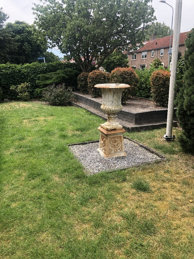 ijzeren tuinvazen, Tuin en Terras, Tuinvazen, Ophalen, Gebruikt