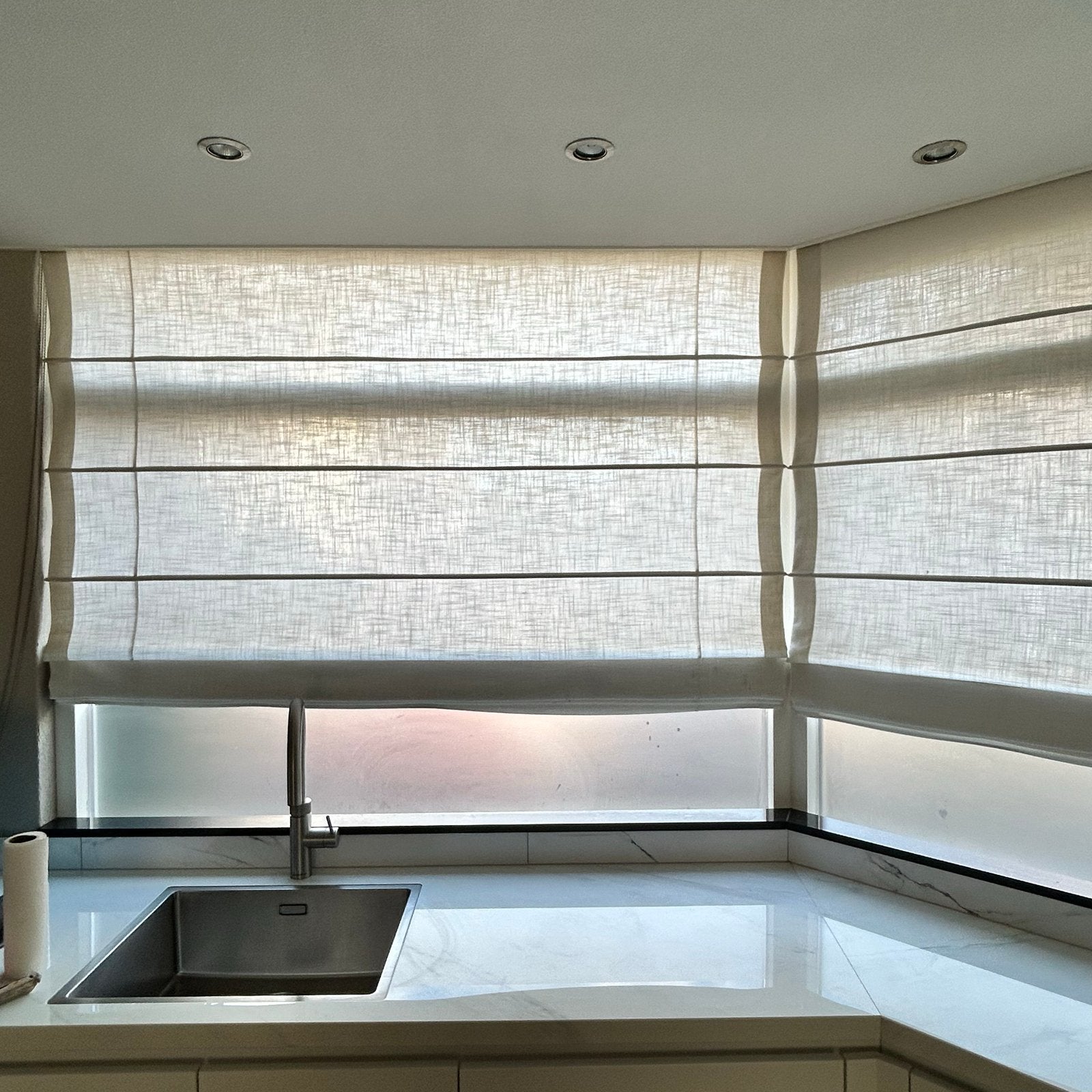 Luxaflex Vouwgordijnen - Wit/Crème - 2 stuks, Ophalen, Wit, Vouwgordijn, Luxaflex