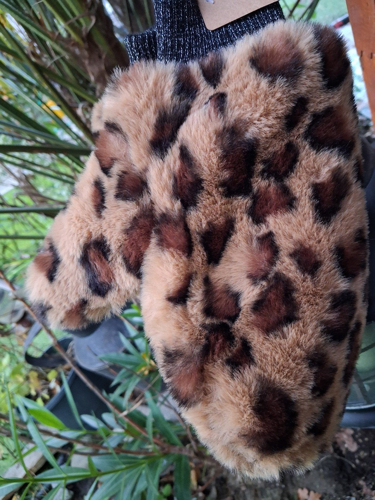 Heerlijke warmer panter wanten, Zazaz, Verzenden, Rosyviella, Rosyviella