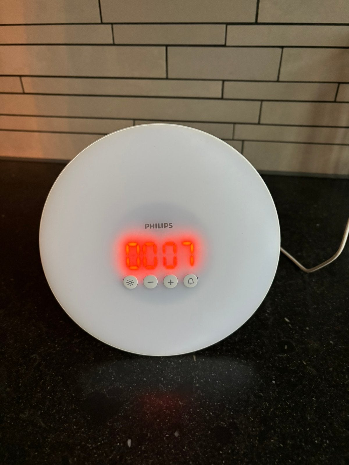 Philips wekker met daglicht lamp, Witgoed en Apparatuur, Wekkers, Ophalen, Gebruikt, Digitaal