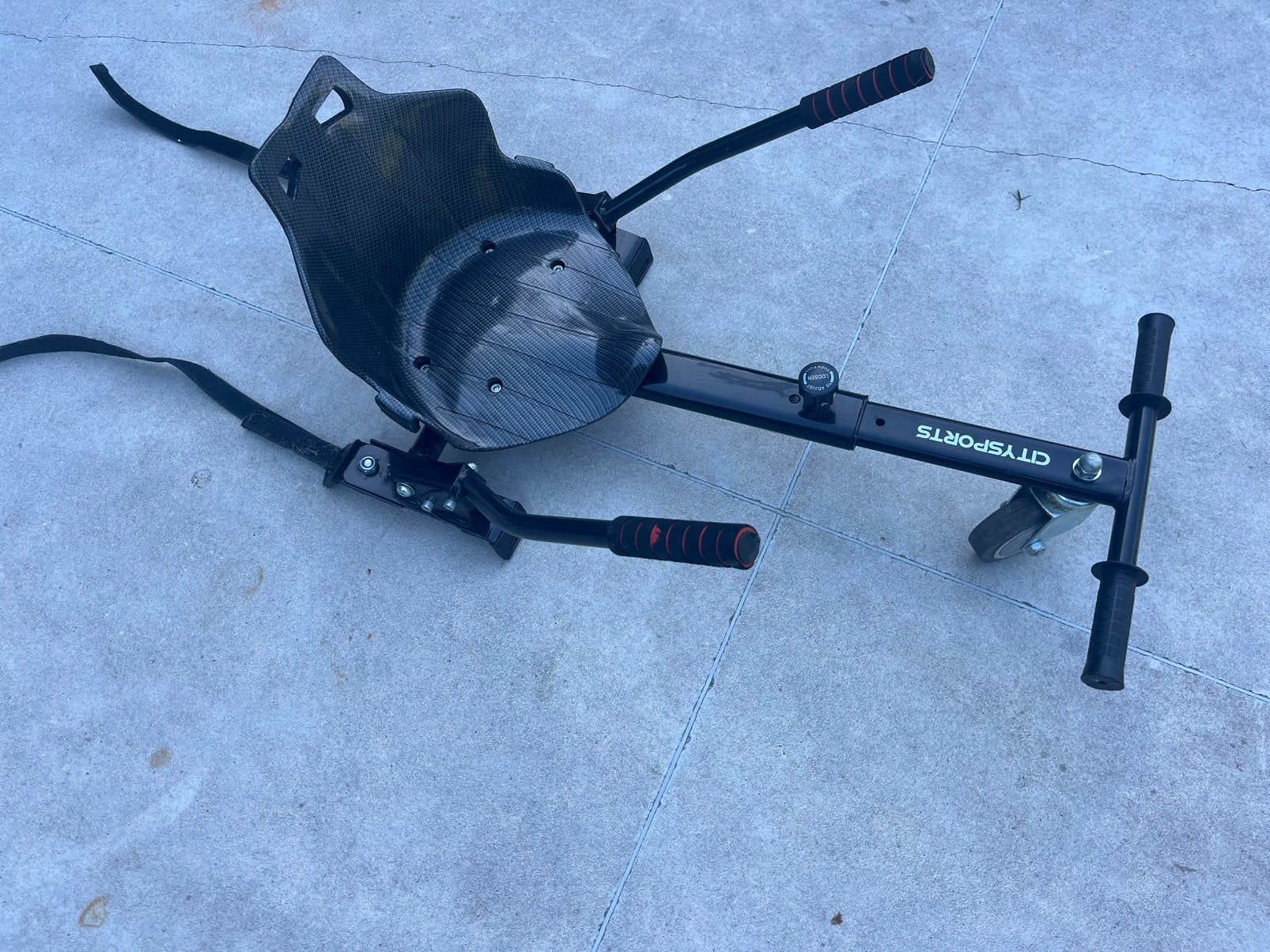 Citysports hoverkart, Ophalen, Gebruikt