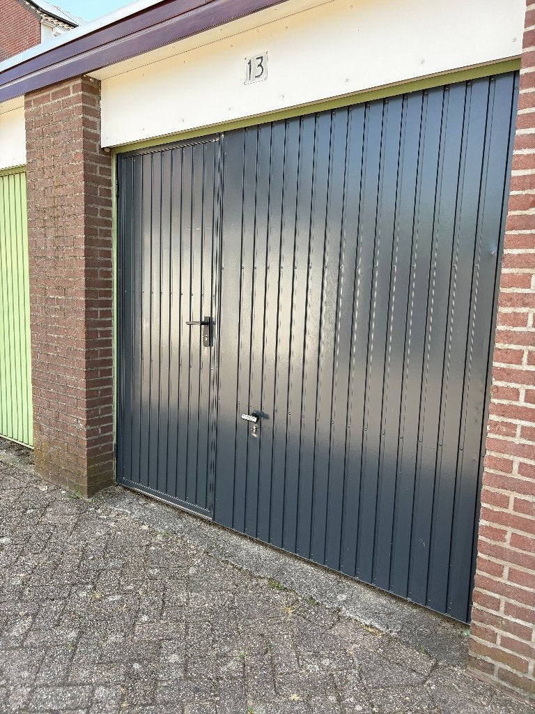 GARAGEKANTELDEUR met LOOPDEUR, Ophalen, Gebruikt, 120 cm of meer, Garagedeur