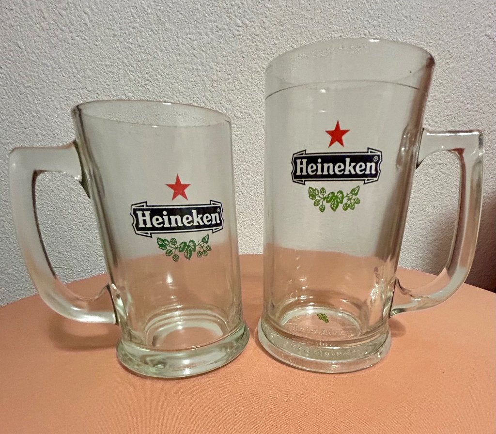 Heineken 3 bierpullen, Verzamelen, Biermerken, Ophalen, Nieuw, Pul(len), Heineken