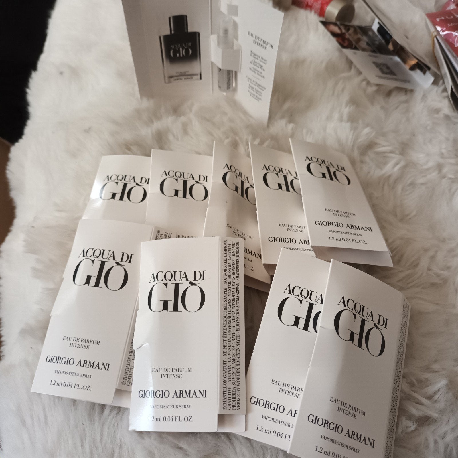 Giorgio armani AQUA DI GIO proefjes...10 x..nieuw, Ophalen of Verzenden, Nieuw