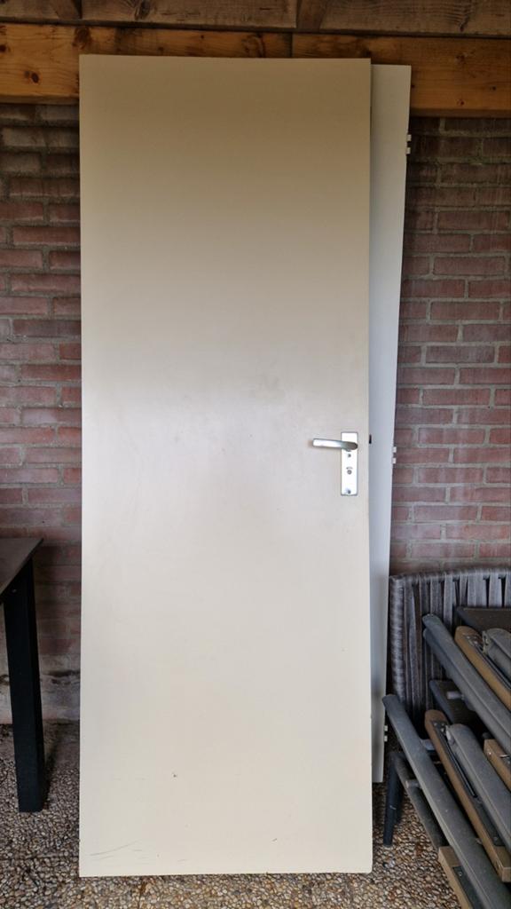 Badkamer/WC deur 72 x 201 cm, Ophalen, Gebruikt, Minder dan 80 cm, Binnendeur