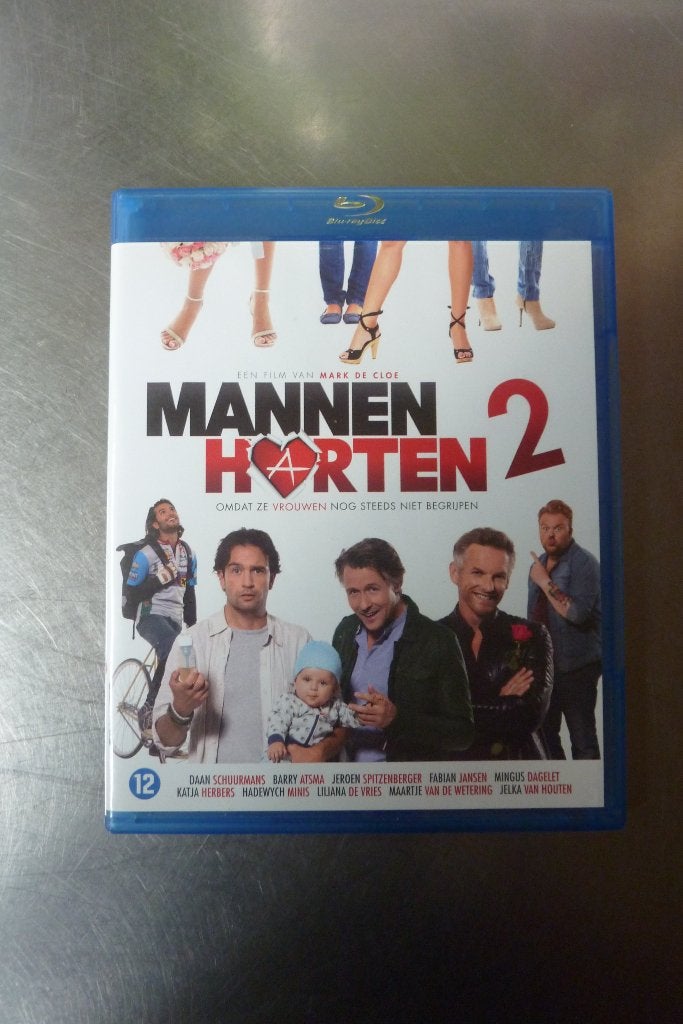 Mannenharten 2 (Daan Schuurmans, Barry Atsma), Vanaf 12 jaar, Ophalen of Verzenden, Zo goed als nieuw, Film
