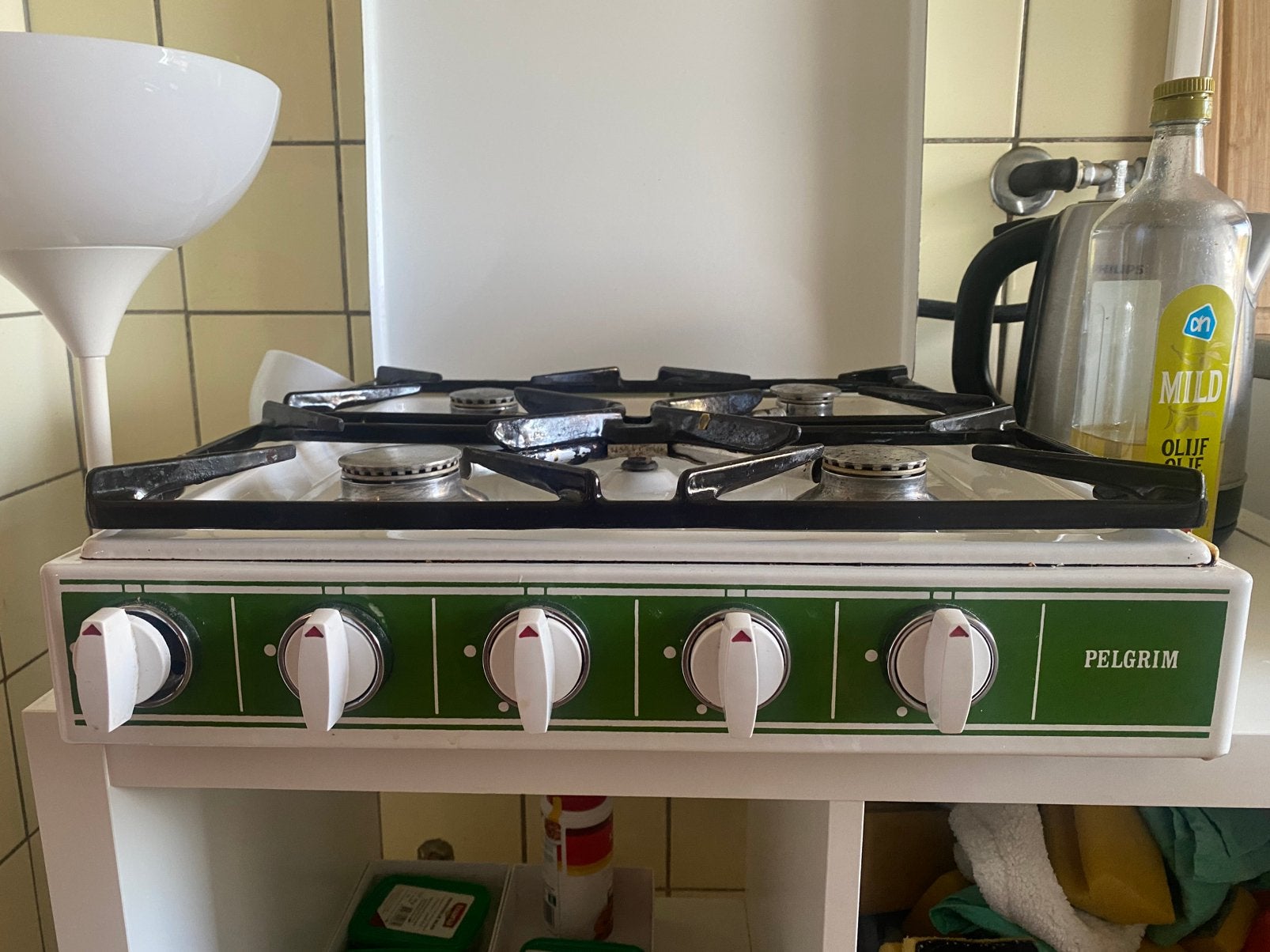 Pelgrim fornuis, Ophalen, Minder dan 85 cm, 4 kookzones, Zo goed als nieuw