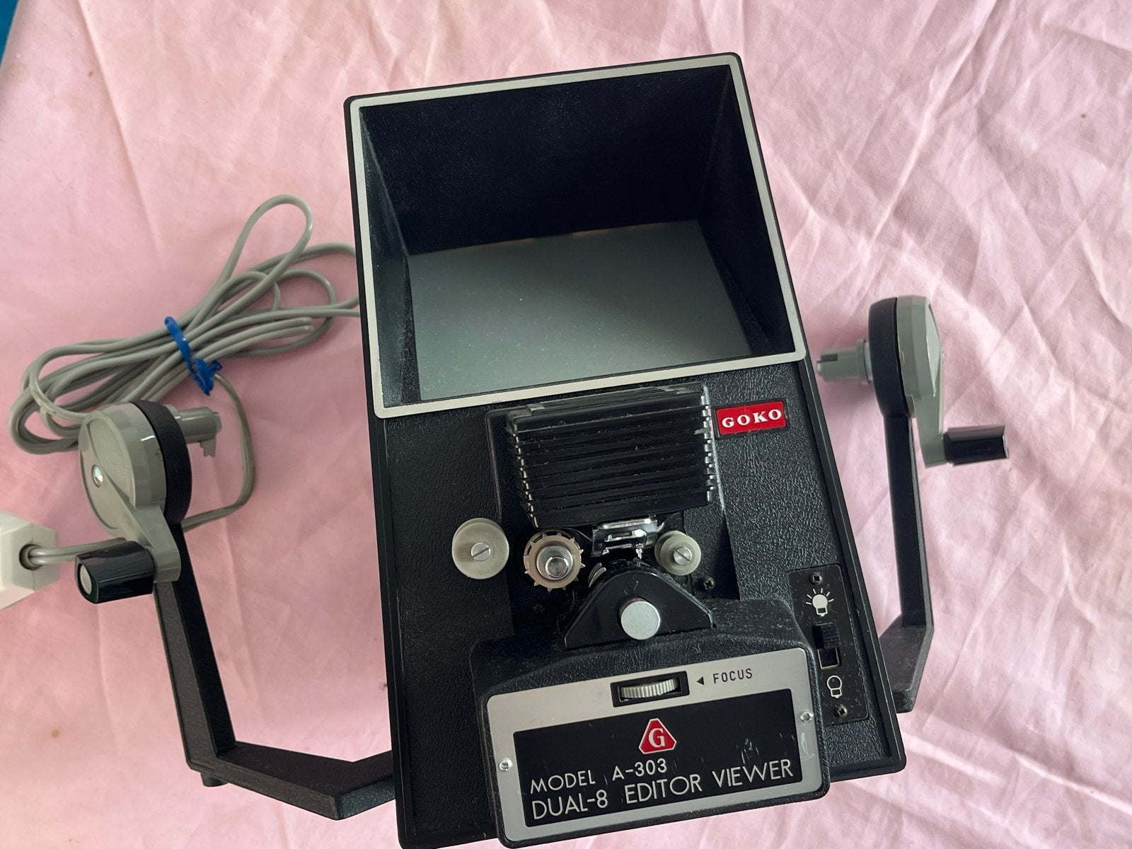 Goko A-303 Dual-8 Editor Viewer voor 8mm film, Ophalen of Verzenden, Accessoire