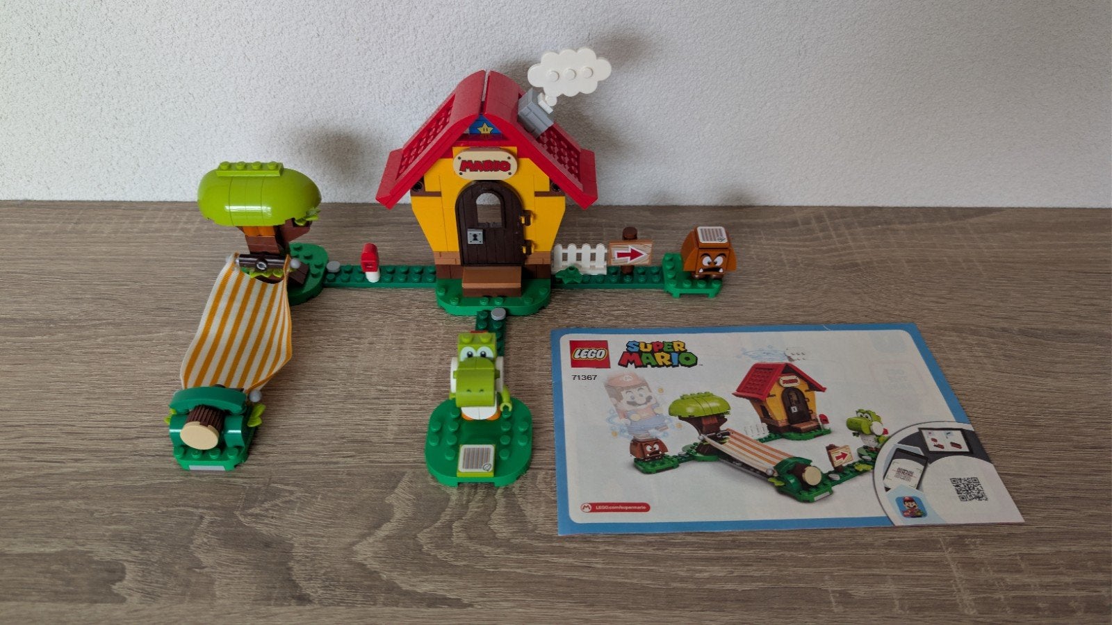 LEGO Super Mario: Mario's Huis & Yoshi (71367), Overige thema's, Lego, Compleet, Ophalen of Verzenden